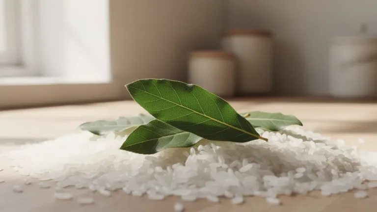 Laurierblaadjes in je rijst: Waarom dit essentieel is tegen ongedierte.