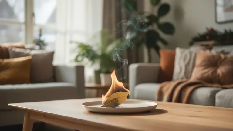 Verbrand een laurierblad in de woonkamer om de januaridip te verdrijven.