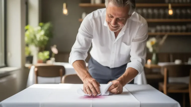 Restauranthouder onthult hoe je wijnvlekken uit wit tafellinnen haalt in seconden