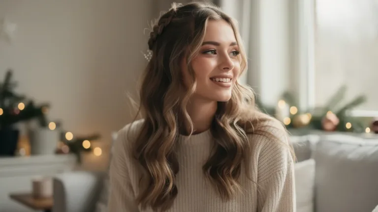 Waarom iedereen nu Louanes lange kapseltrucs kopieert voor de feestdagen